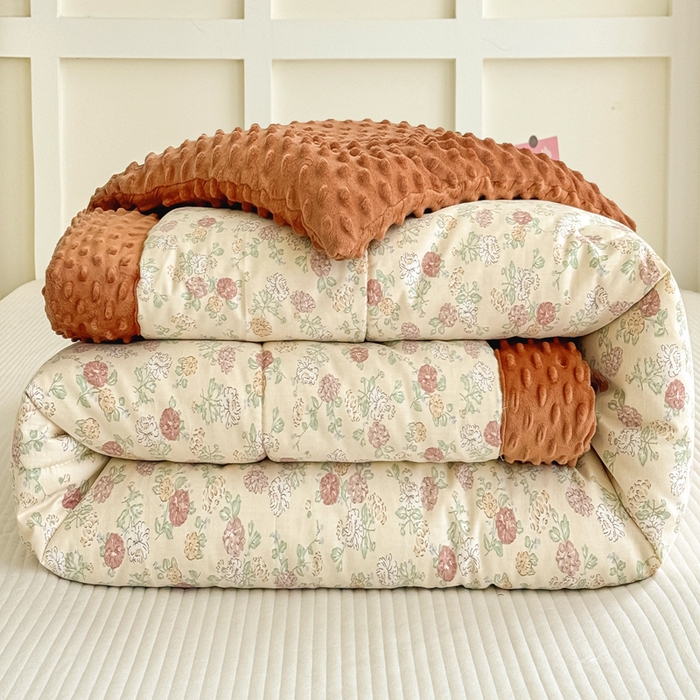 91家纺网 家纺一手货源 找家纺 （总）宜梦家居 2025新款纯棉豆豆被冬被被子被芯