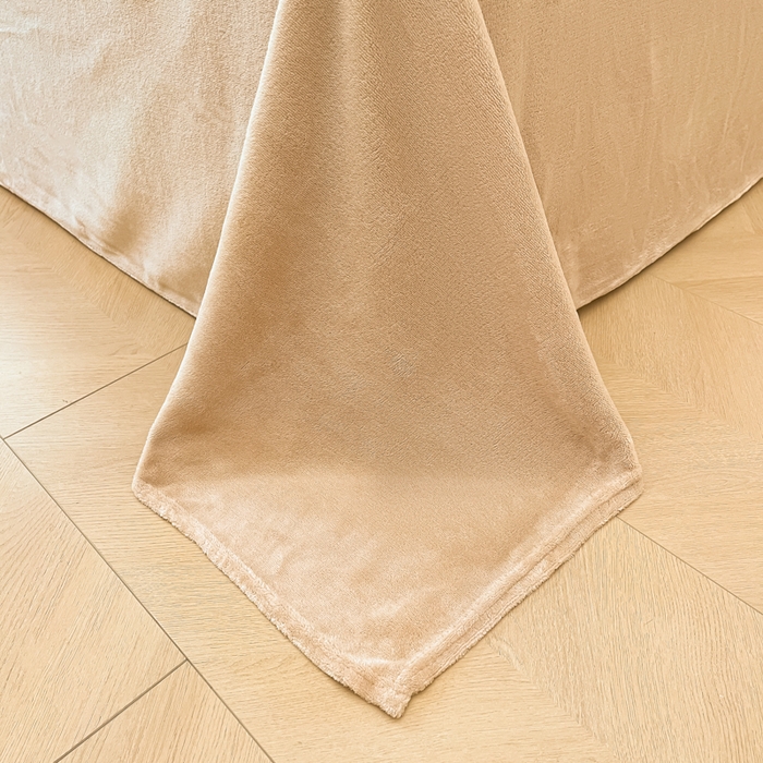 91家纺网 家纺一手货源 找家纺 眠博士 2025新款烂花牛奶绒印花牛奶绒加厚保暖简单款四件套 简单款-温柔小熊