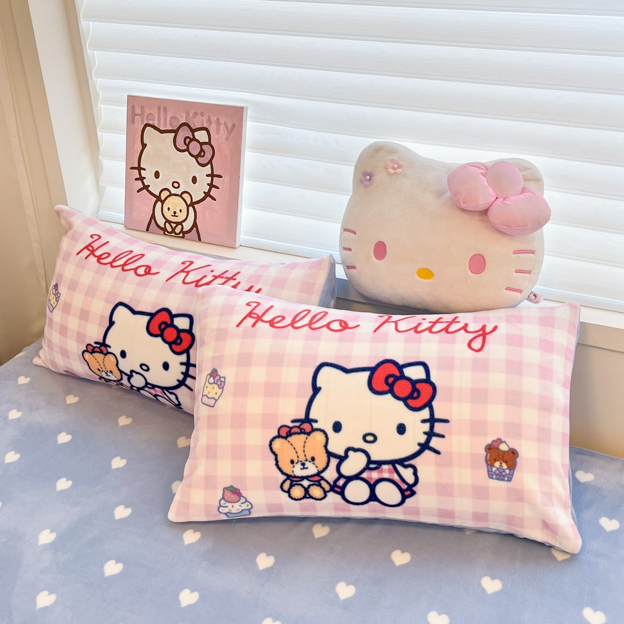 91家纺网 家纺一手货源 找家纺 （总）暮思家居 2025新款正版授权三丽鸥大阪数码印花高克重加厚保暖牛奶绒单品枕套枕套单件单枕套