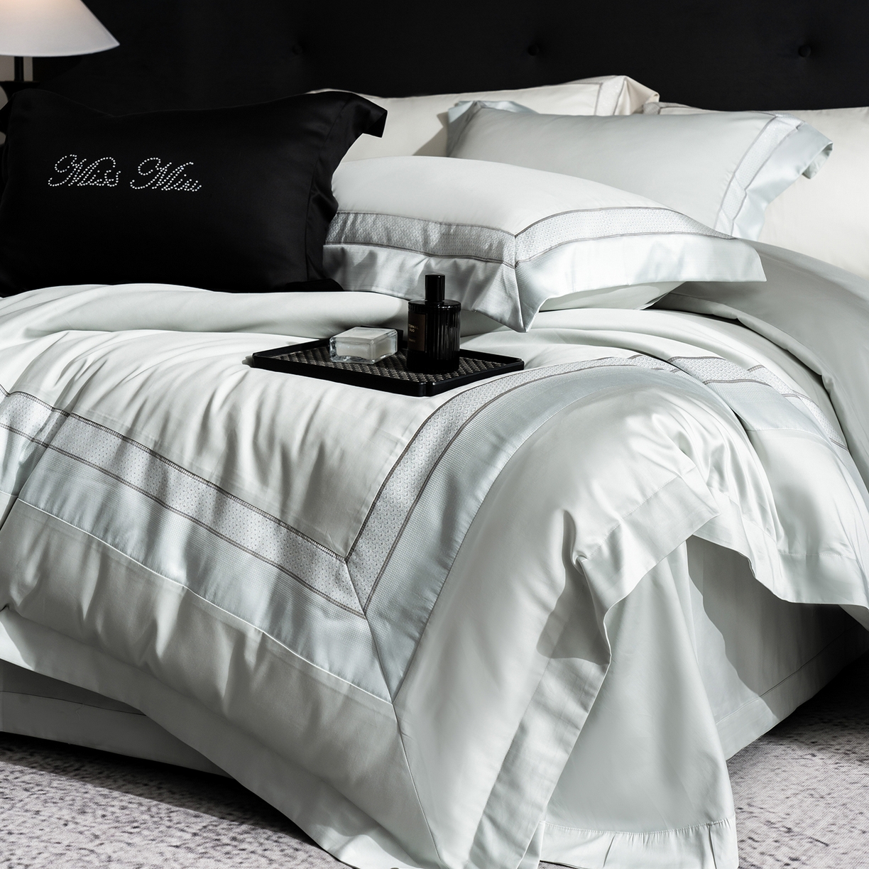 91家纺网 家纺一手货源 找家纺 （总）MIU缪家居 2025新款100支全棉四件套-繁星