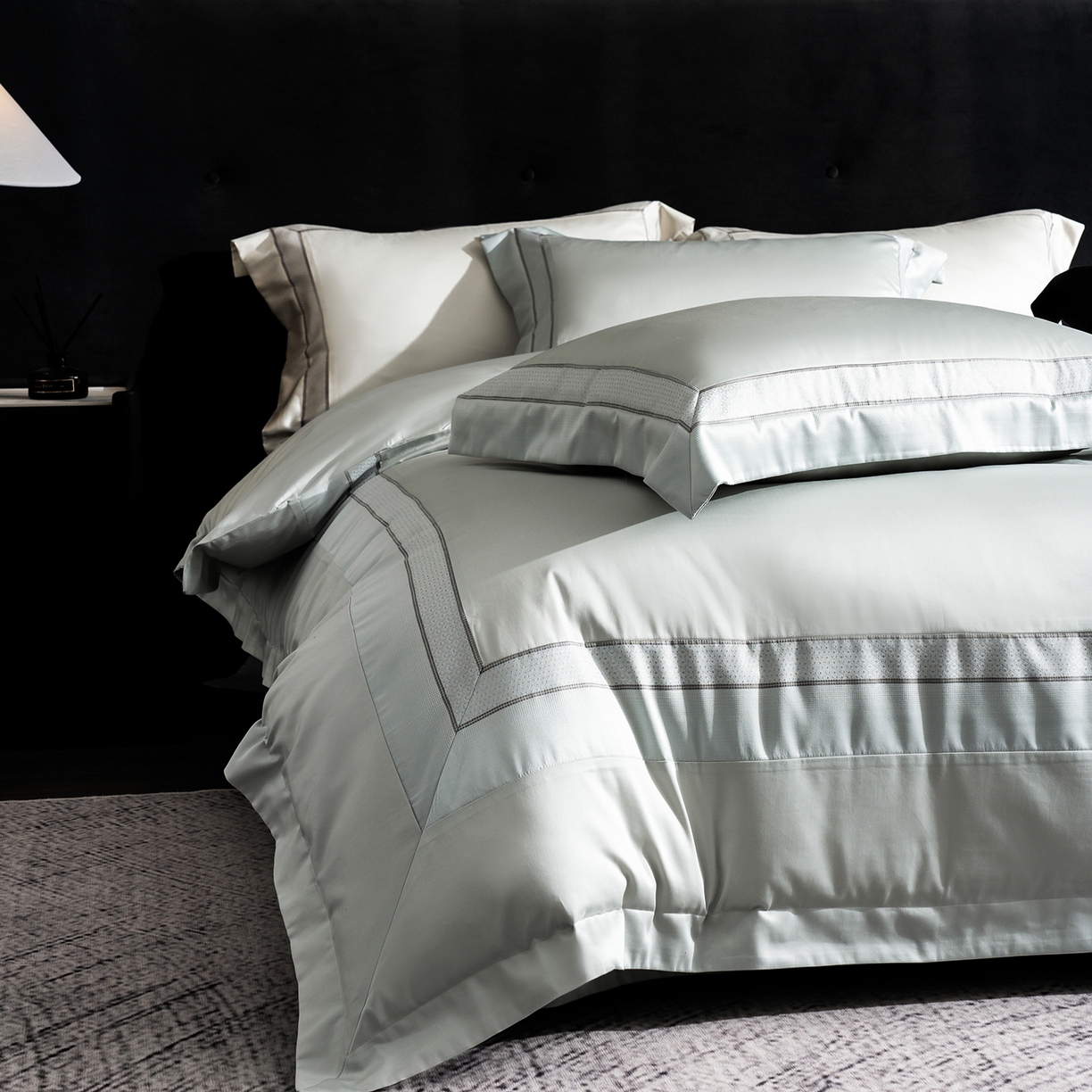 91家纺网 家纺一手货源 找家纺 （总）MIU缪家居 2025新款100支全棉四件套-繁星