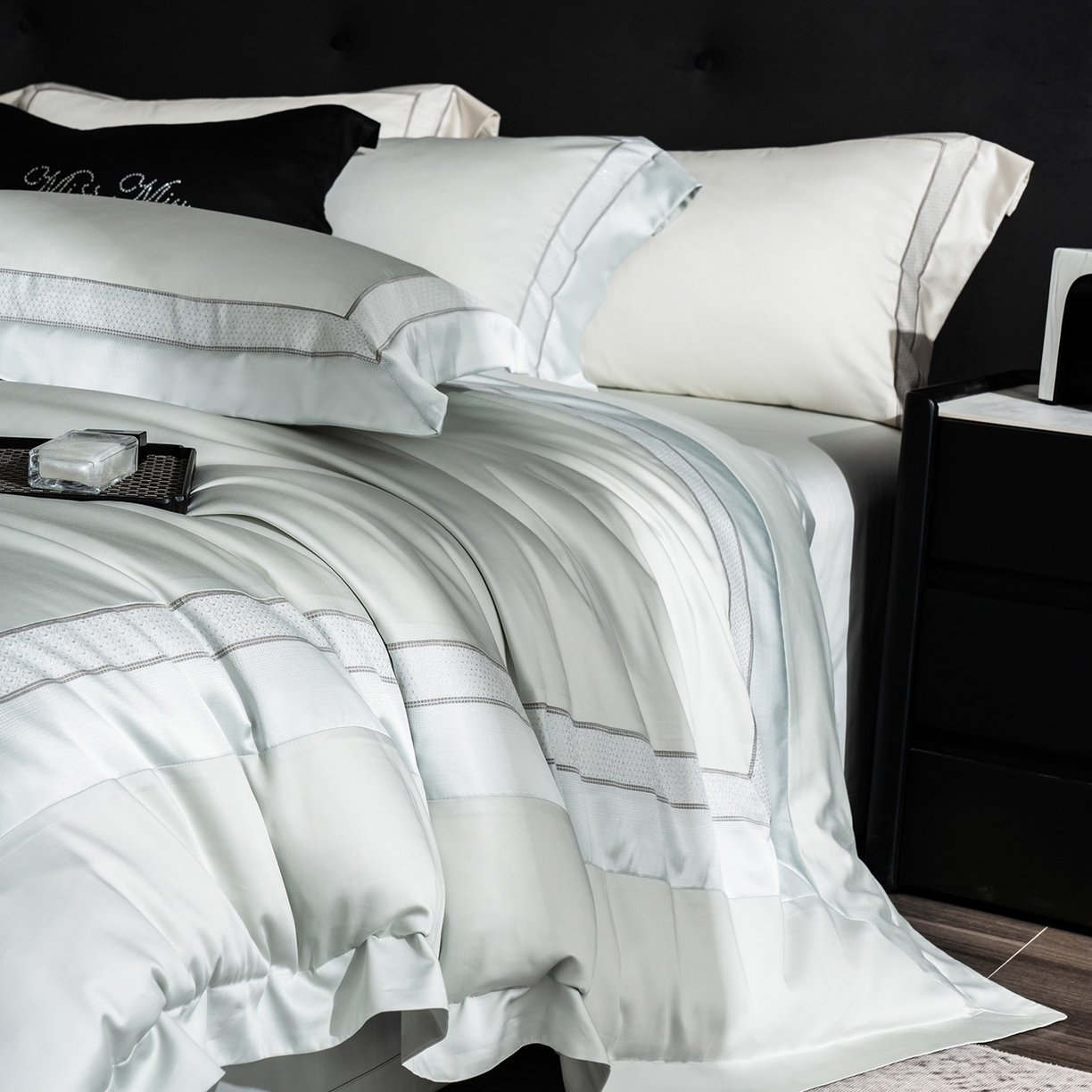 91家纺网 家纺一手货源 找家纺 （总）MIU缪家居 2025新款100支全棉四件套-繁星