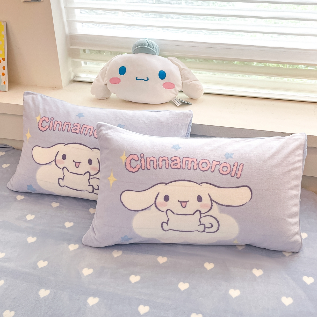 暮思家居 2025新款正版授权三丽鸥大阪数码印花高克重加厚保暖牛奶绒单品枕套枕套单件单枕套 绒大阪-玩偶玉桂狗