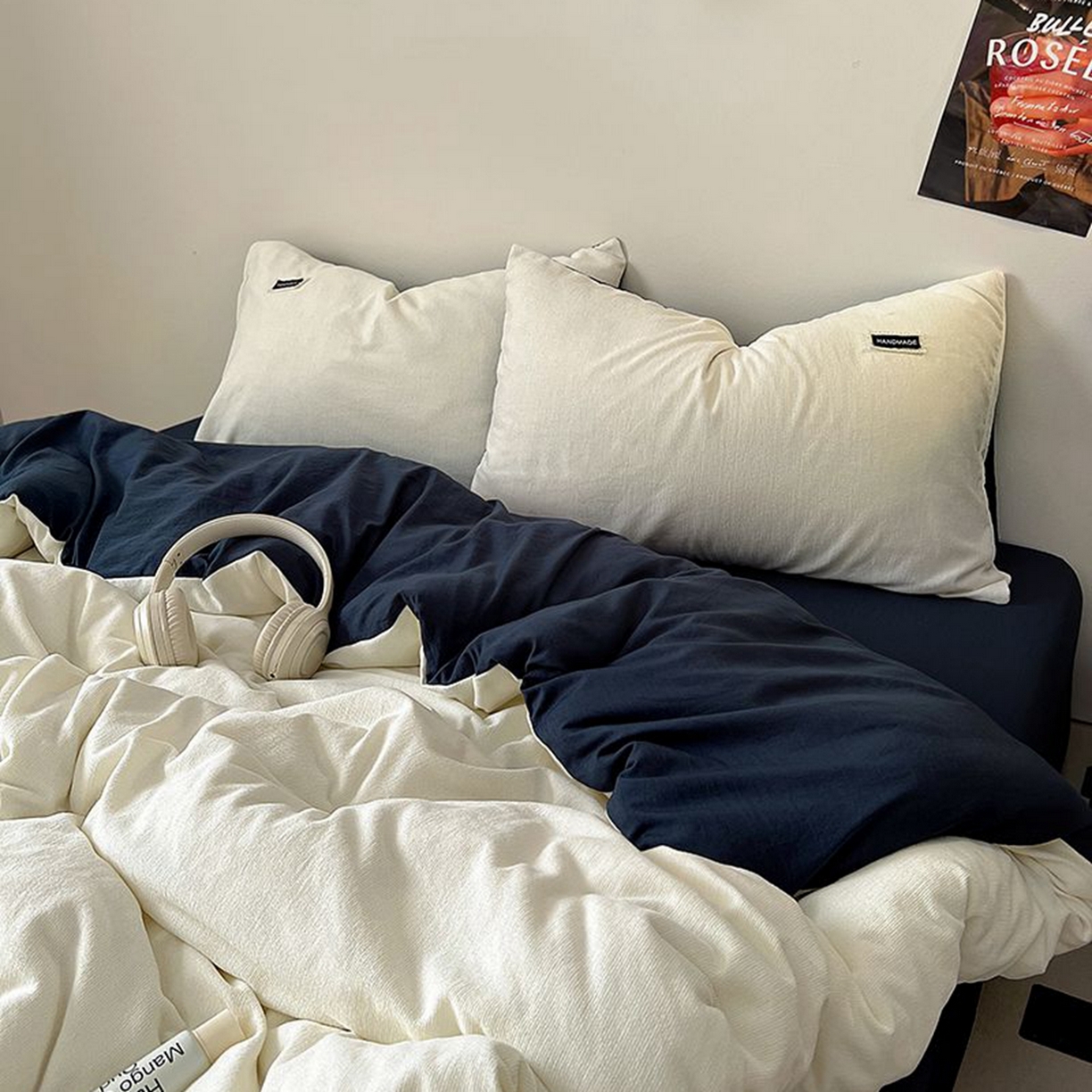 91家纺网 家纺一手货源 找家纺 （总）悦织湾家纺 2025新款雪尼尔亲肤四件套轻奢透气纯色单双人学生宿舍床上用品三四件套