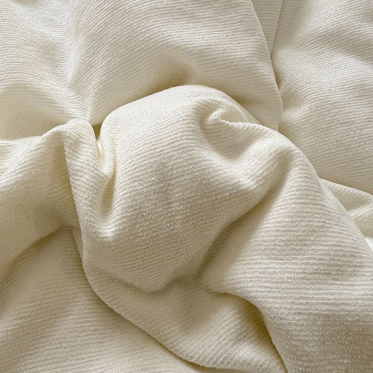 91家纺网 家纺一手货源 找家纺 悦织湾家纺 2025新款雪尼尔亲肤四件套轻奢透气纯色单双人学生宿舍床上用品三四件套 雪尼尔-奶白+藏蓝