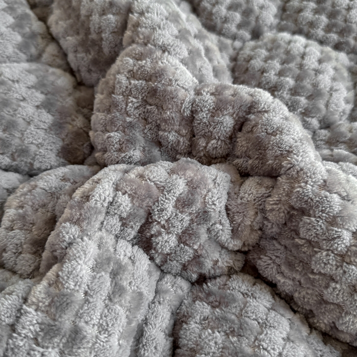 91家纺网 家纺一手货源 找家纺 正邦家纺 2025新款云豆绒加厚保暖夹棉软床垫上下铺床褥学生床护垫 银河灰