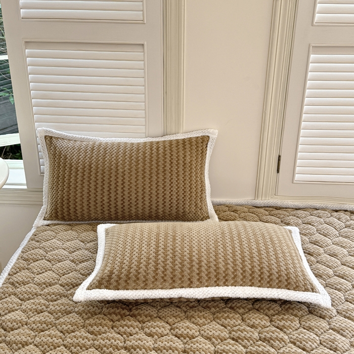 91家纺网 家纺一手货源 找家纺 正邦家纺 2025新款云豆绒加厚保暖夹棉软床垫上下铺床褥学生床护垫 巴洛克金