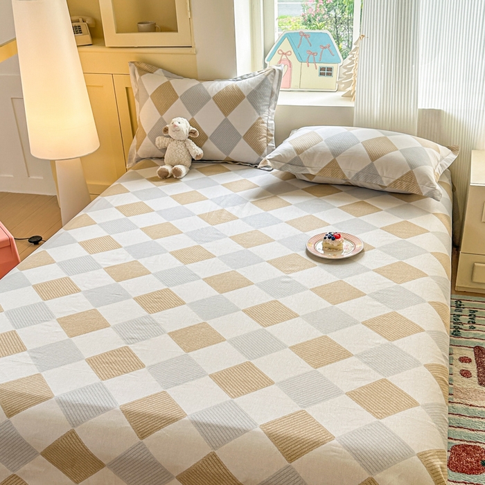 91家纺网 家纺一手货源 找家纺 帛织澜家纺 2025新款12868全棉喷气印花床单单件 瑞吉斯-A版