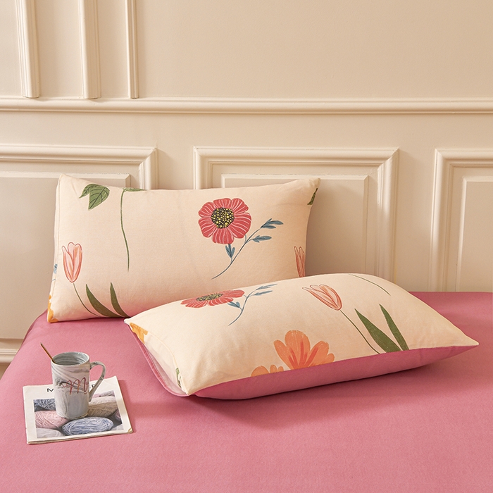 91家纺网 家纺一手货源 找家纺 宇彬家纺 2025直播热新款秋冬全棉四件套精梳生态原棉印花加厚磨毛轻奢铂金床单床笠款三四件套 花栖寻梦（米）