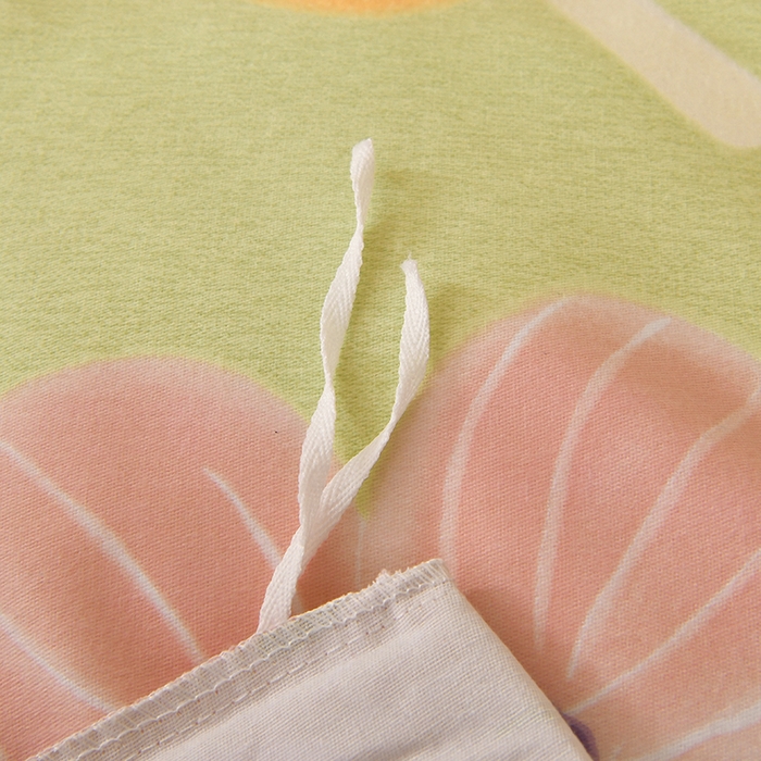 91家纺网 家纺一手货源 找家纺 宇彬家纺 2025直播热新款秋冬全棉四件套精梳生态原棉印花加厚磨毛轻奢铂金床单床笠款三四件套 花颜朵朵（绿）