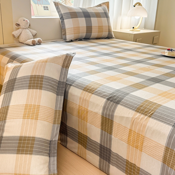 91家纺网 家纺一手货源 找家纺 帛织澜家纺 2025新款12868全棉喷气印花床单单件 佐罗-A版