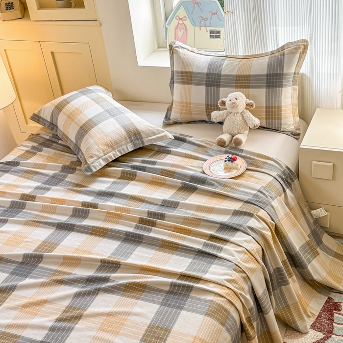 91家纺网 家纺一手货源 找家纺 帛织澜家纺 2025新款12868全棉喷气印花床单单件 佐罗-A版