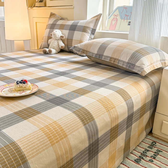 91家纺网 家纺一手货源 找家纺 帛织澜家纺 2025新款12868全棉喷气印花床单单件 佐罗-A版