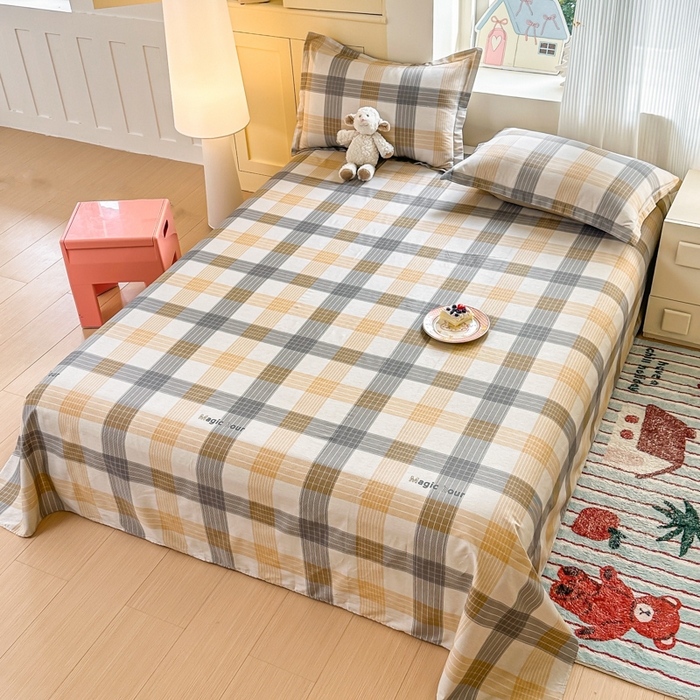 91家纺网 家纺一手货源 找家纺 帛织澜家纺 2025新款12868全棉喷气印花床单单件 佐罗-A版