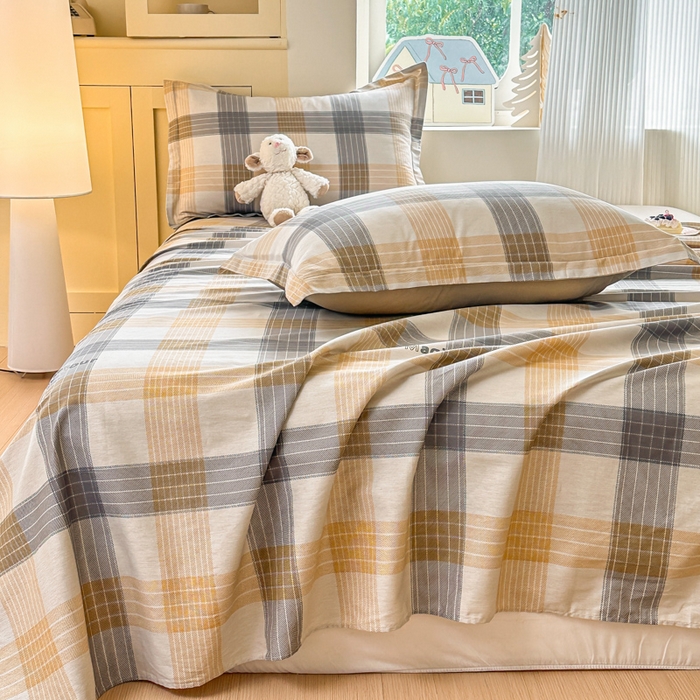 91家纺网 家纺一手货源 找家纺 帛织澜家纺 2025新款12868全棉喷气印花床单单件 佐罗-A版