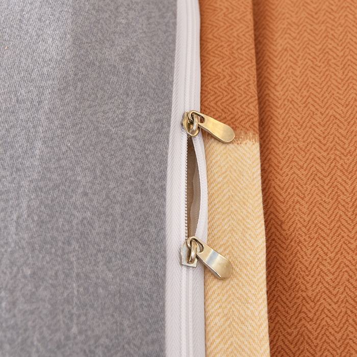 91家纺网 家纺一手货源 找家纺 宇彬家纺 2025直播热新款秋冬全棉四件套精梳生态原棉印花加厚磨毛轻奢铂金床单床笠款三四件套 妮可（桔）