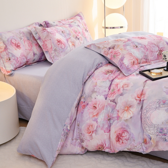 91家纺网 家纺一手货源 找家纺 （总）铭浩 2025新款全棉纯棉数码印花四件套