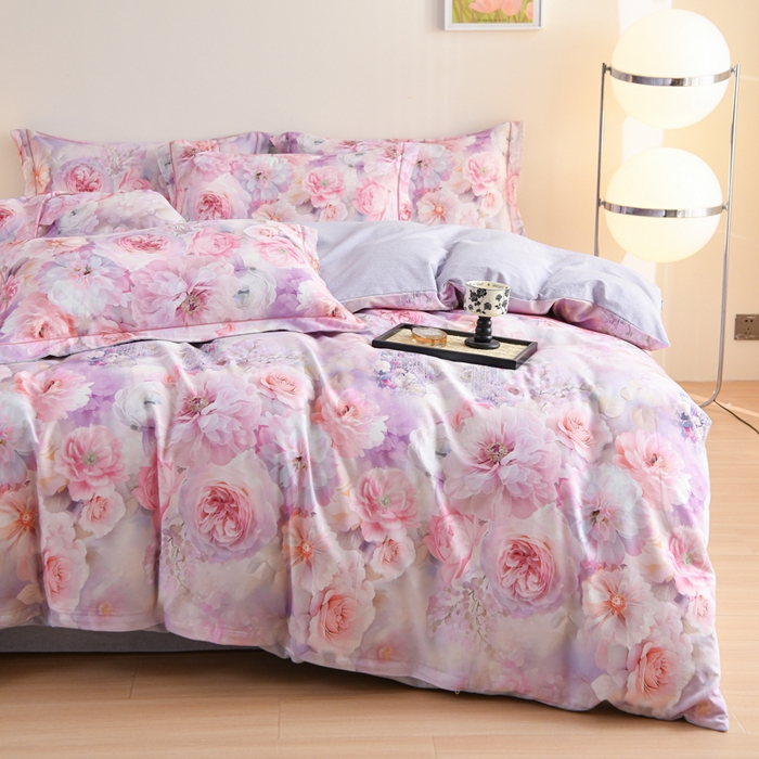 91家纺网 家纺一手货源 找家纺 （总）铭浩 2025新款全棉纯棉数码印花四件套