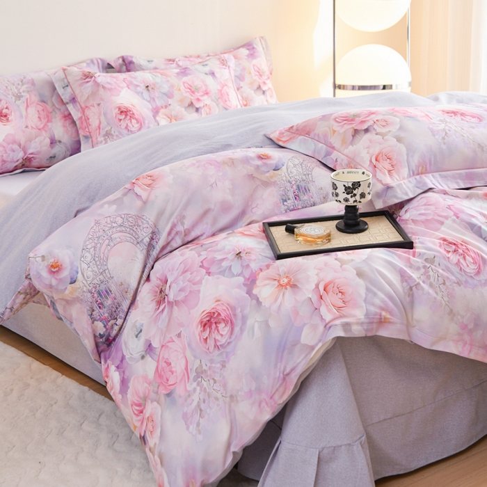 91家纺网 家纺一手货源 找家纺 （总）铭浩 2025新款全棉纯棉数码印花四件套