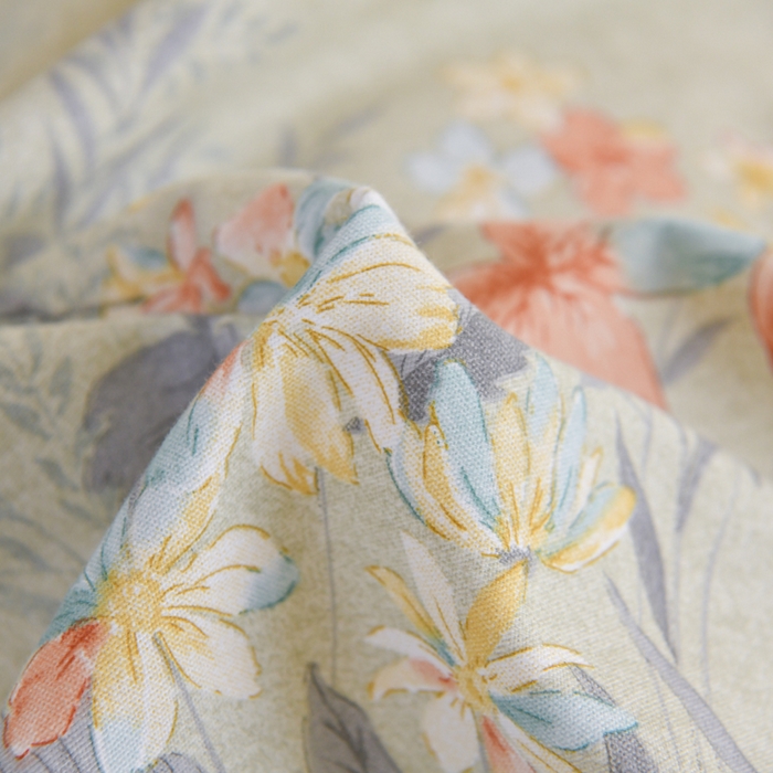 91家纺网 家纺一手货源 找家纺 铭浩 2025新款全棉纯棉数码印花四件套 秘密花园-绿