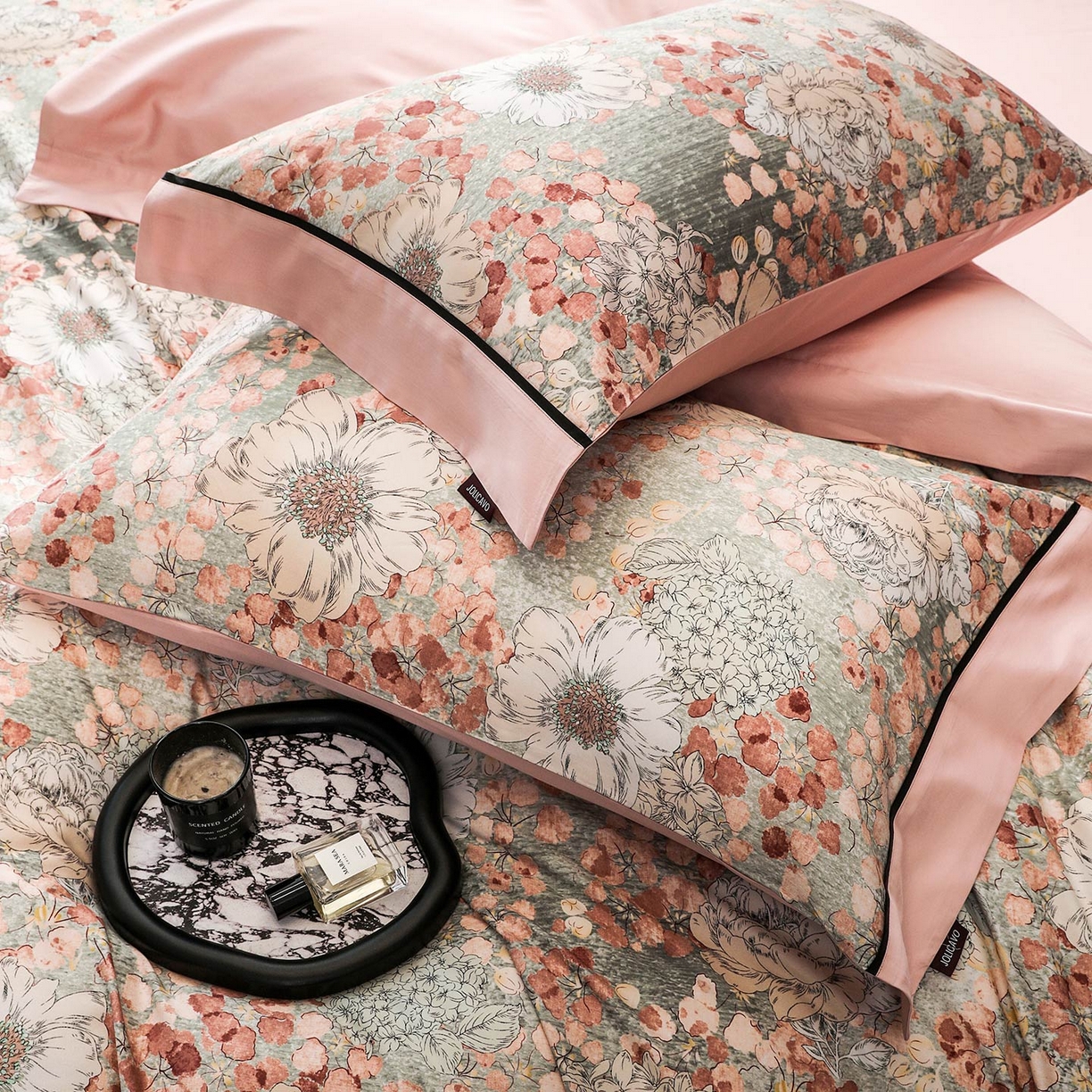 91家纺网 家纺一手货源 找家纺 （总）2025新款直播热款A类数码印花全棉四件套纯棉复古美式长绒棉油画风高端床单被套床上用品