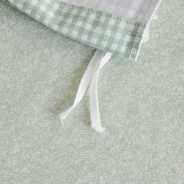 91家纺网 家纺一手货源 找家纺 铭浩 2025新款全棉纯棉数码印花四件套 贴布小熊-绿