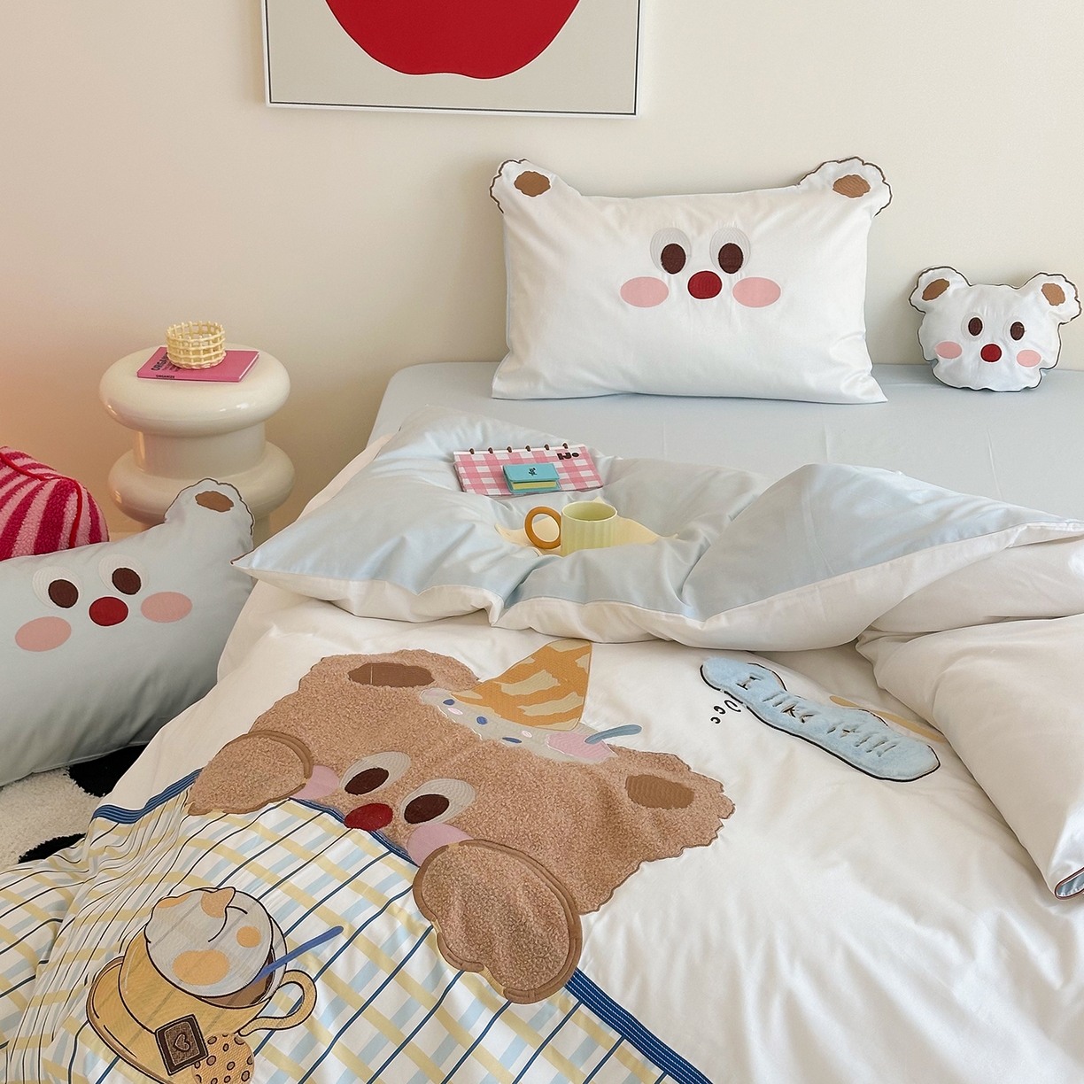 91家纺网 家纺一手货源 找家纺 （总）西西家居 2025新款100支长绒棉澳棉四件套-