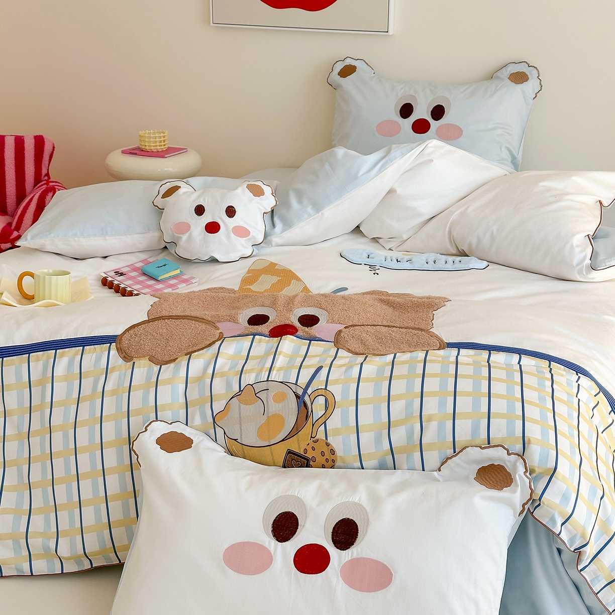 91家纺网 家纺一手货源 找家纺 （总）西西家居 2025新款100支长绒棉澳棉四件套-