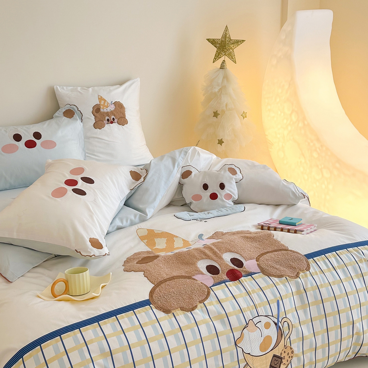 91家纺网 家纺一手货源 找家纺 （总）西西家居 2025新款100支长绒棉澳棉四件套-