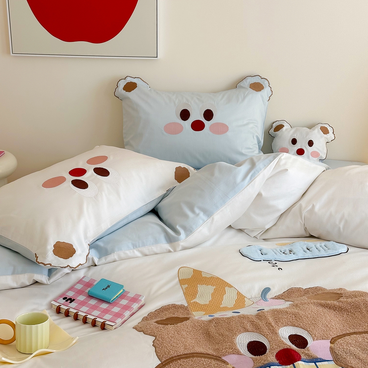 91家纺网 家纺一手货源 找家纺 （总）西西家居 2025新款100支长绒棉澳棉四件套-