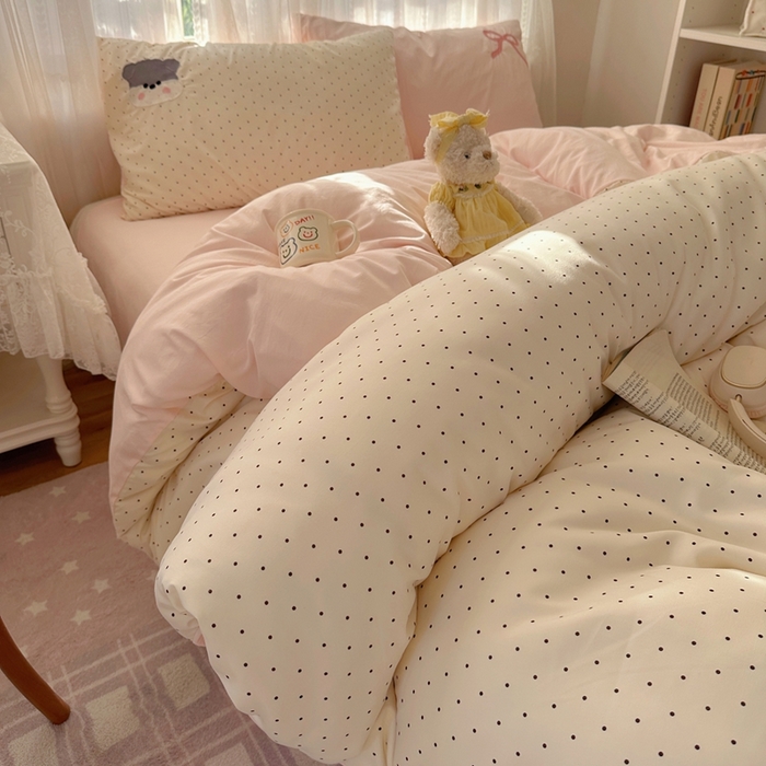 91家纺网 家纺一手货源 找家纺 顾里家纺 2025新款亲肤舒适卡通兔毛贴布绣套件四件套（会员- 3元 定制床笠+8元） 少女西高地