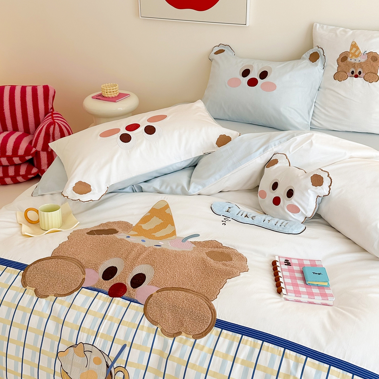 91家纺网 家纺一手货源 找家纺 （总）西西家居 2025新款100支长绒棉澳棉四件套-