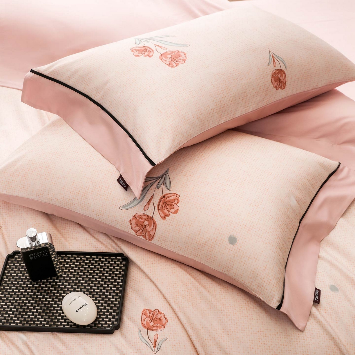 91家纺网 家纺一手货源 找家纺 2025新款直播热款A类数码印花全棉四件套纯棉复古美式长绒棉油画风高端床单被套床上用品 如漫