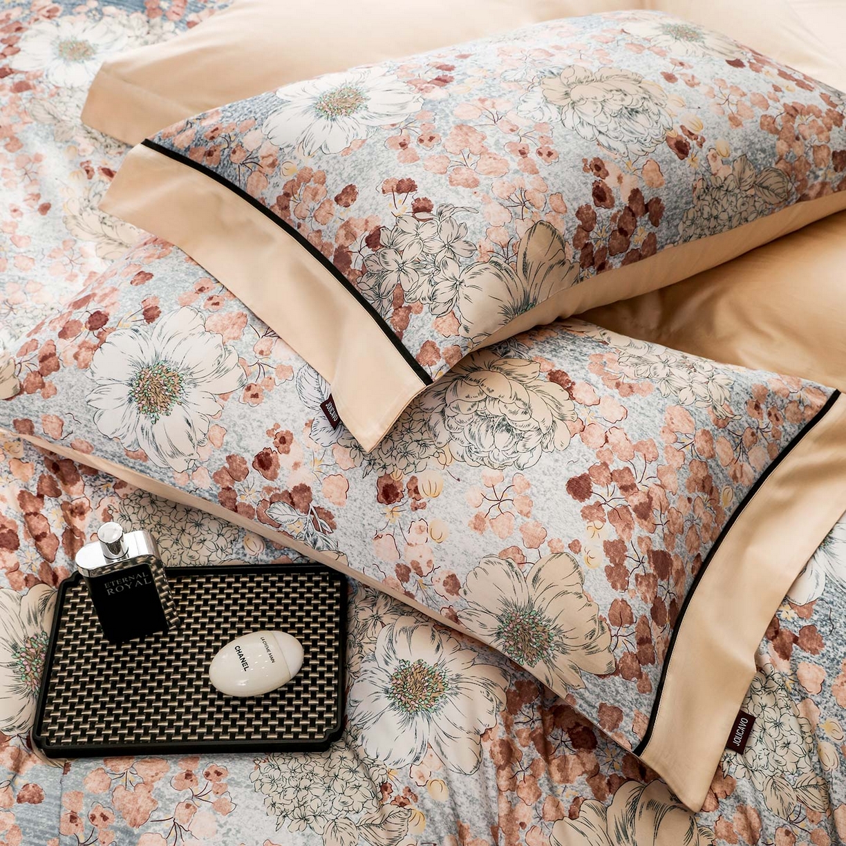 91家纺网 家纺一手货源 找家纺 （总）2025新款直播热款A类数码印花全棉四件套纯棉复古美式长绒棉油画风高端床单被套床上用品