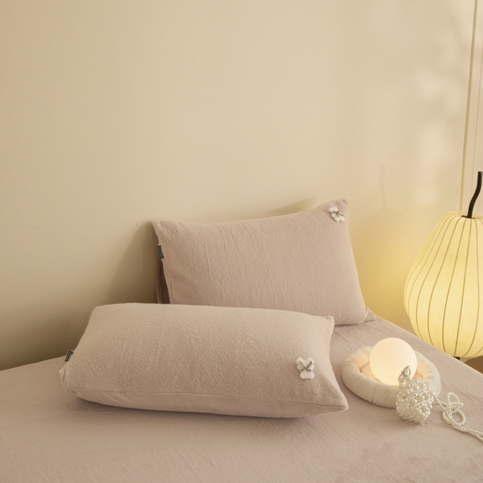 91家纺网 家纺一手货源 找家纺 羽梦家纺 2025新款260克加厚全消光糯米绒阳光绒加厚保暖四件套  糯米绒-卡其