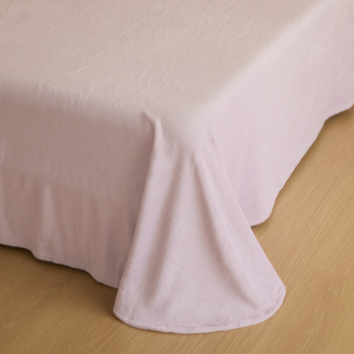 91家纺网 家纺一手货源 找家纺 羽梦家纺 2025新款260克加厚全消光糯米绒阳光绒加厚保暖四件套 糯米绒-香芋紫