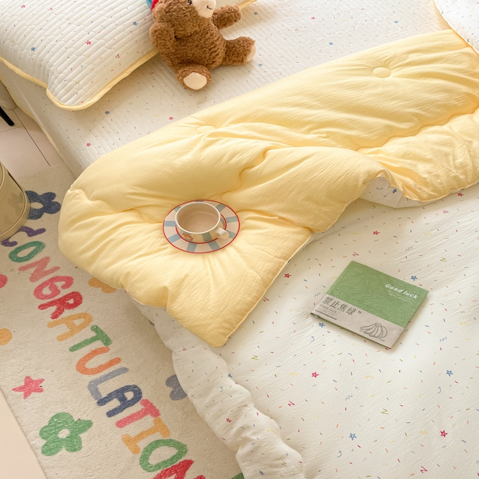 91家纺网 家纺一手货源 找家纺 云玲时尚 2025新款7A抗菌床盖加厚被芯云感春秋冬被子被芯四件套系列 织梦