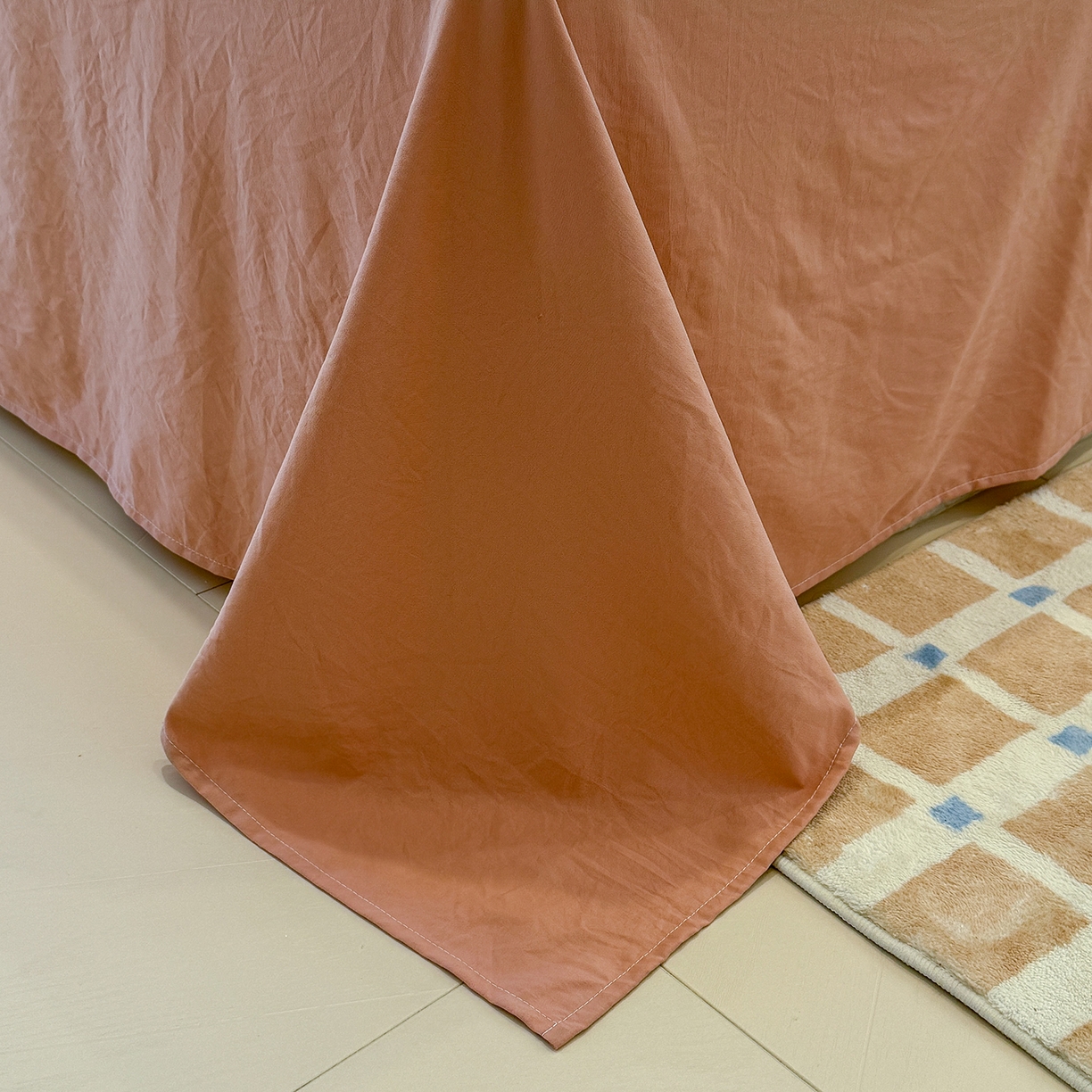 91家纺网 家纺一手货源 找家纺 竹合家纺 2025新款爆款韩国小布袋古法水洗云感四件套 快乐小象