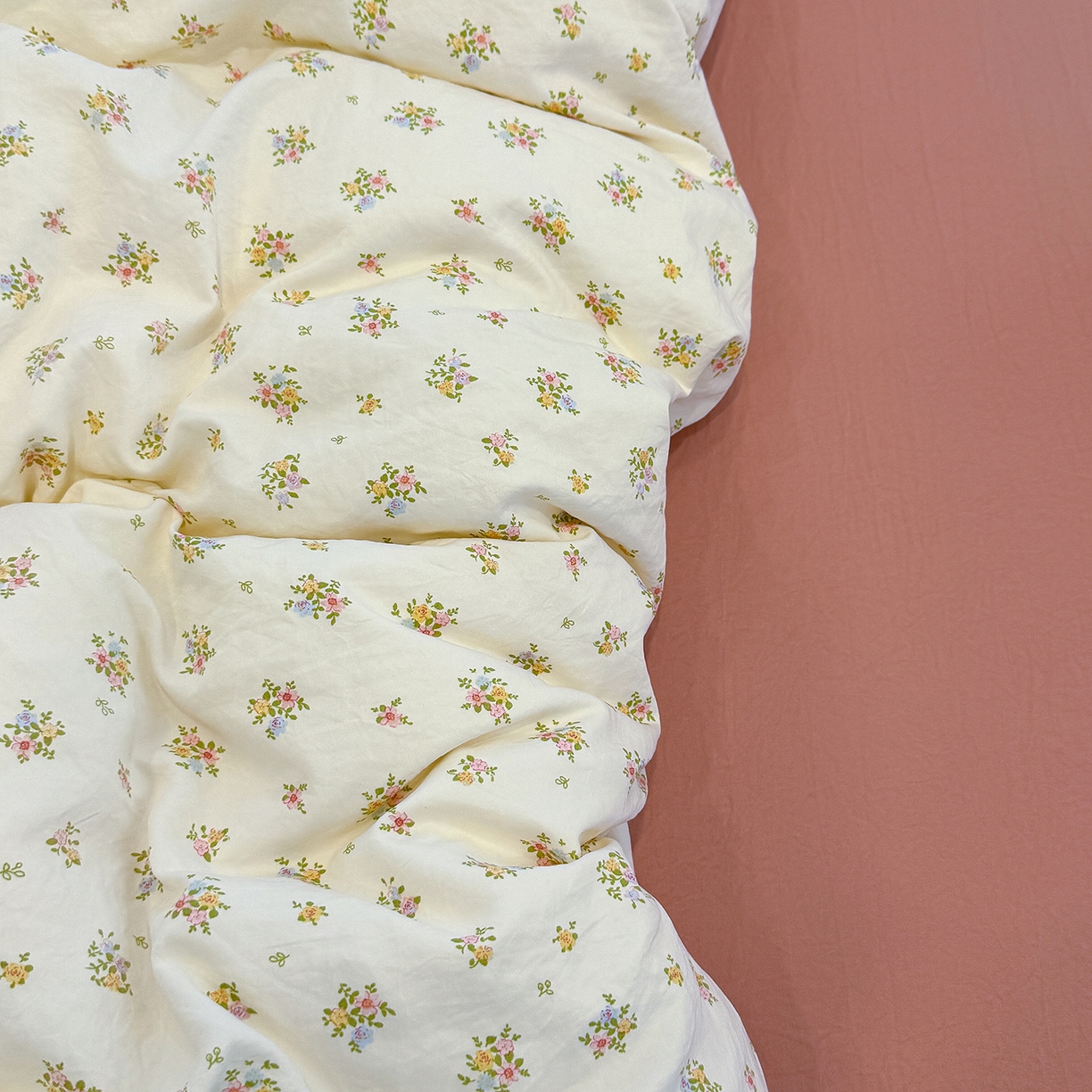 91家纺网 家纺一手货源 找家纺 竹合家纺 2025新款爆款韩国小布袋古法水洗云感四件套 知夏