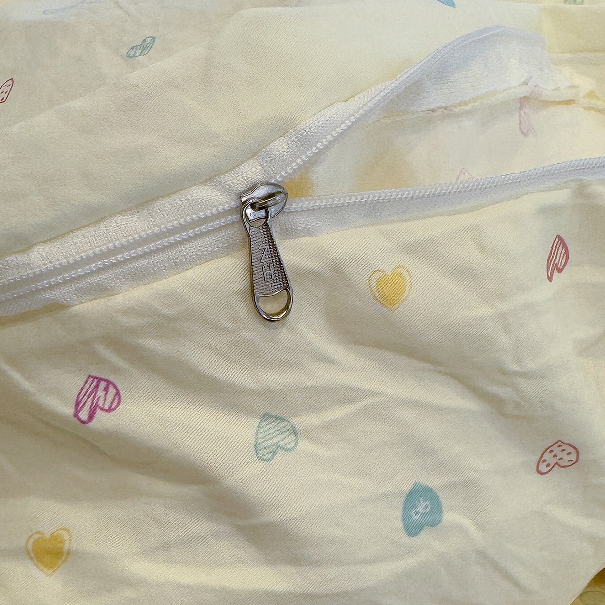 91家纺网 家纺一手货源 找家纺 竹合家纺 2025新款爆款韩国小布袋古法水洗云感四件套 小甜心