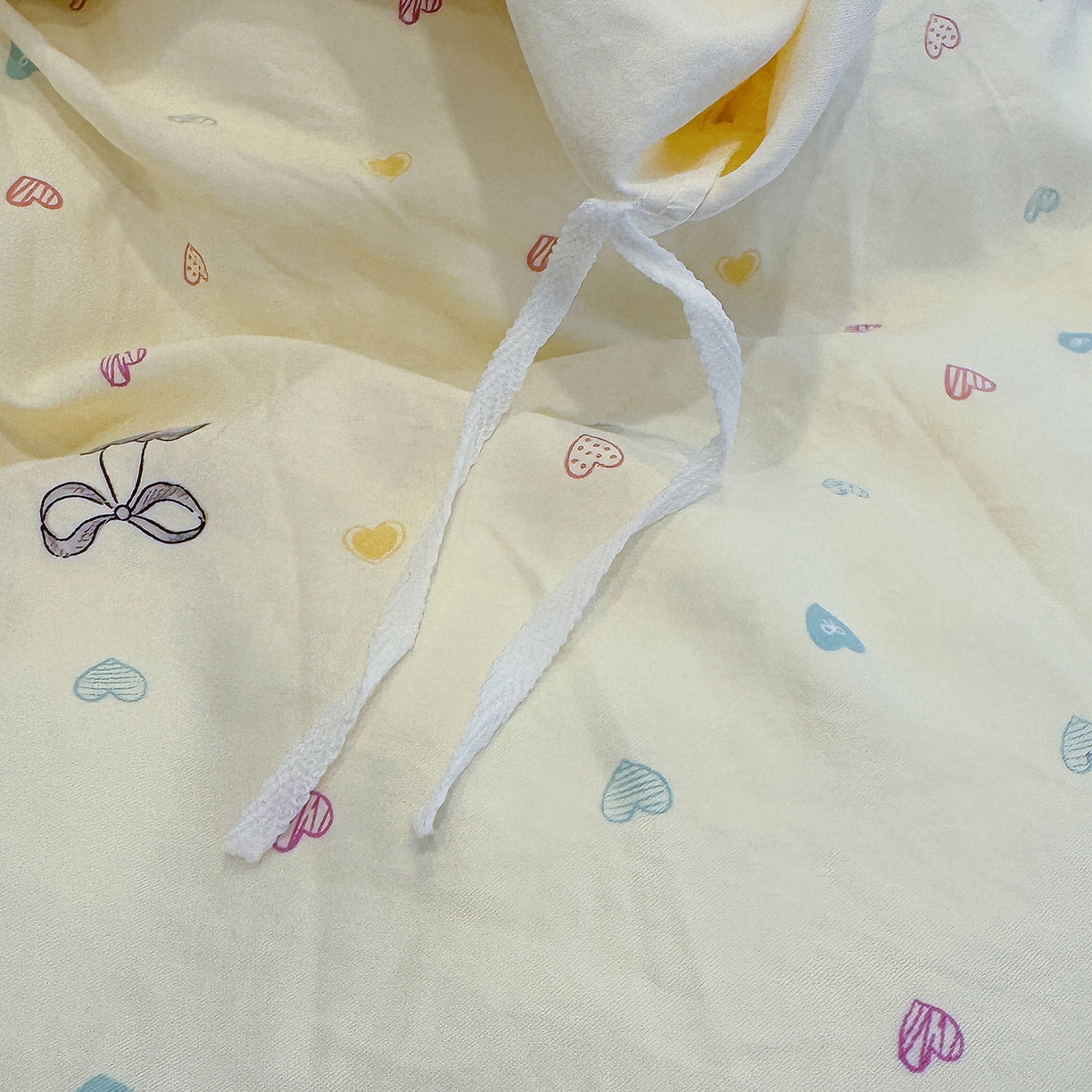 91家纺网 家纺一手货源 找家纺 竹合家纺 2025新款爆款韩国小布袋古法水洗云感四件套 小甜心