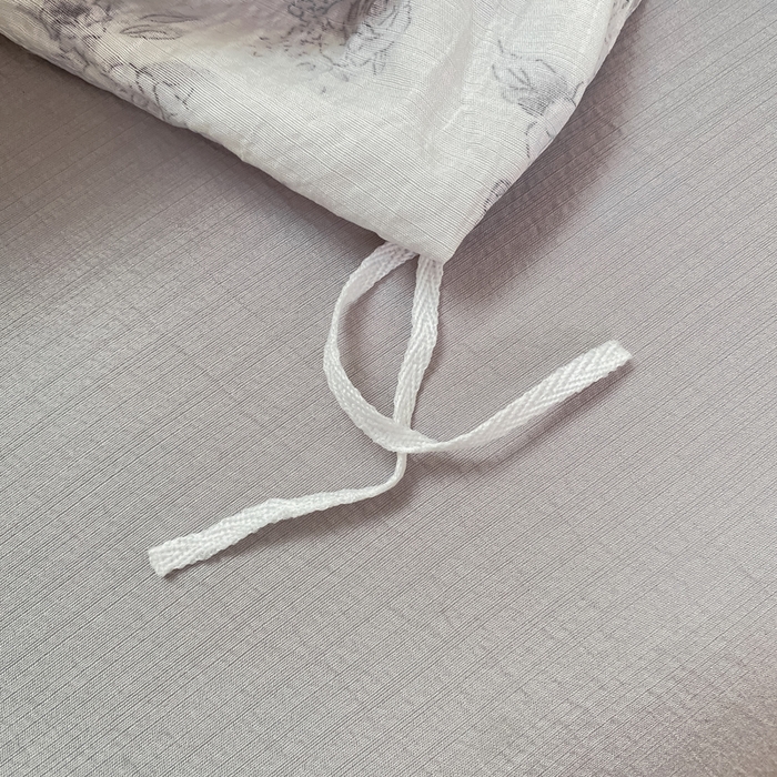 91家纺网 家纺一手货源 找家纺 朵朵家纺 2025新款云感提花双层纱印花四件套 浮生如梦