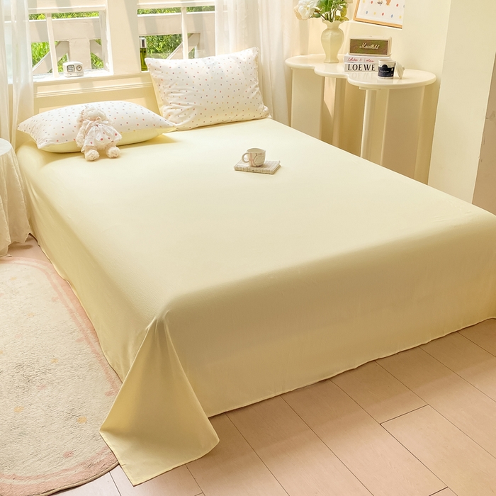 91家纺网 家纺一手货源 找家纺 朵朵家纺 2025新款云感提花双层纱印花四件套 幻彩波点