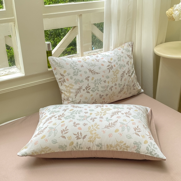 91家纺网 家纺一手货源 找家纺 朵朵家纺 2025新款云感提花双层纱印花四件套 罗曼蒂克