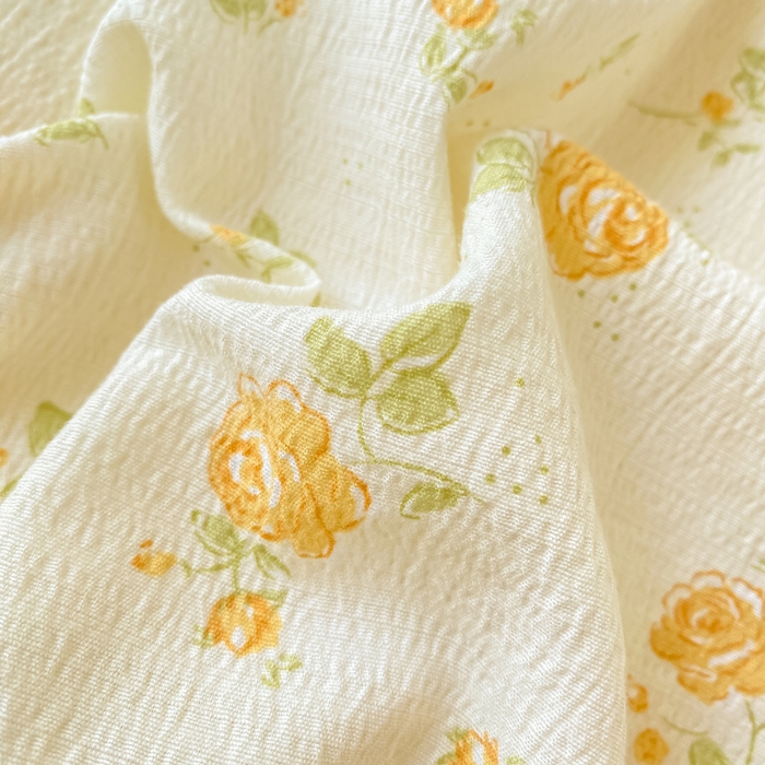 91家纺网 家纺一手货源 找家纺 朵朵家纺 2025新款云感提花双层纱印花四件套 山花烂漫