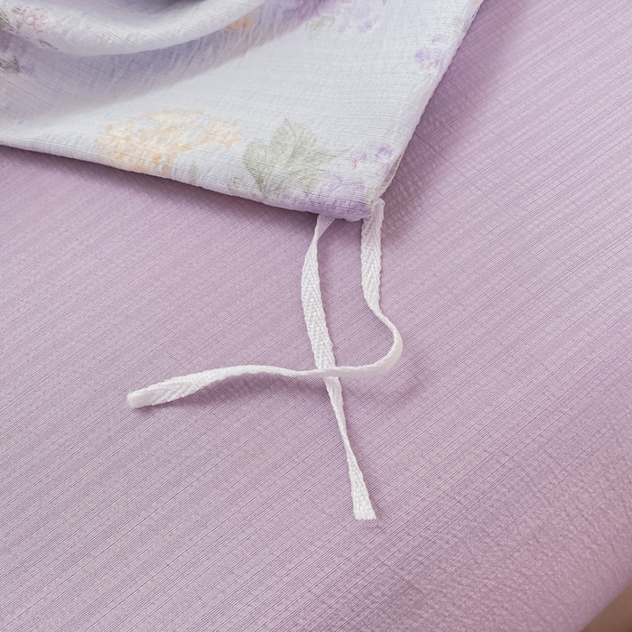 91家纺网 家纺一手货源 找家纺 朵朵家纺 2025新款云感提花双层纱印花单品被套 沁园春