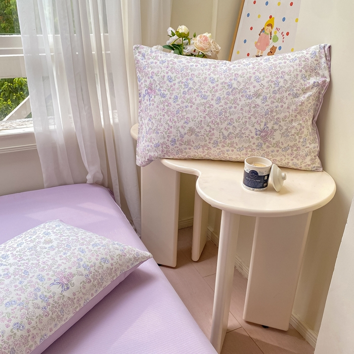 91家纺网 家纺一手货源 找家纺 朵朵家纺 2025新款云感提花双层纱印花单品枕套 锦上添花