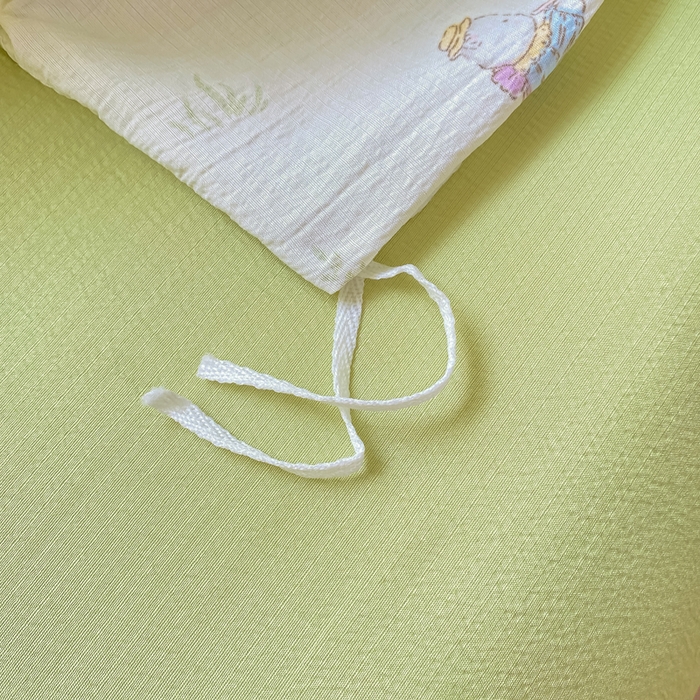 91家纺网 家纺一手货源 找家纺 朵朵家纺 2025新款云感提花双层纱印花单品被套 音乐派