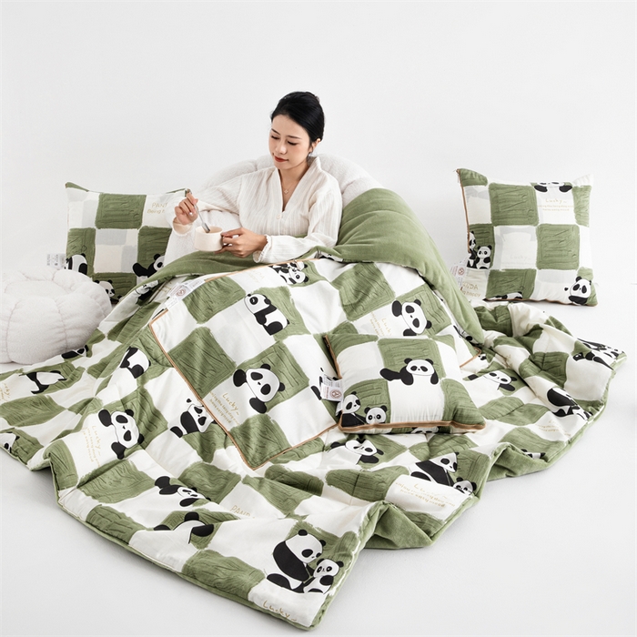 91家纺网 家纺一手货源 找家纺 （总）照世家纺 2025新款A类棉加绒抗菌抱枕被系列 （控价：不能低于以下：小79，中号99，大120，加大140，超大160；低于零售价的链接，一经发现直接投诉下架，感谢大家的支持）