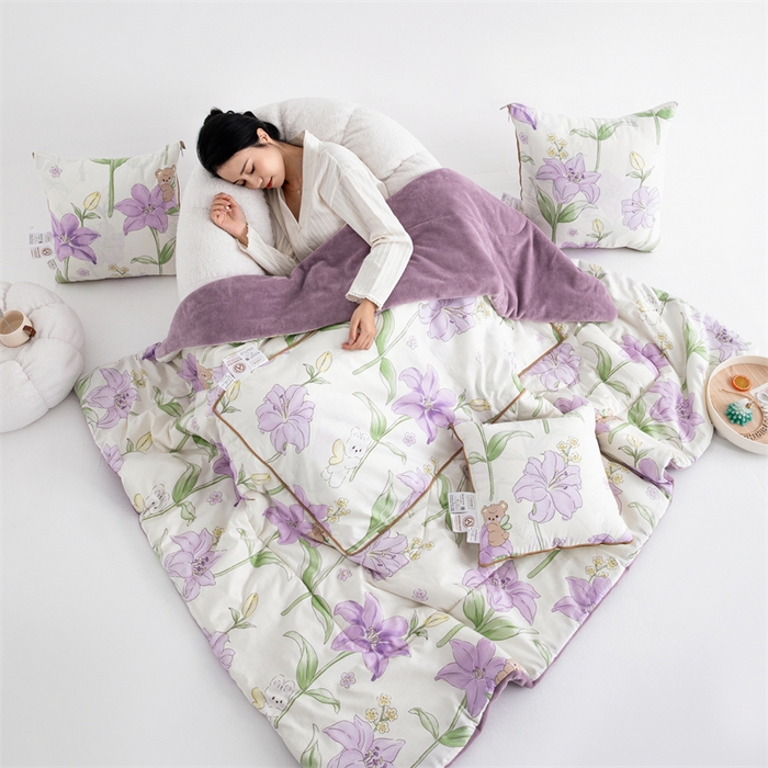 91家纺网 家纺一手货源 找家纺 照世家纺 2025新款A类棉加绒抗菌抱枕被系列 （控价：不能低于以下：小79，中号99，大120，加大140，超大160；低于零售价的链接，一经发现直接投诉下架，感谢大家的支持） 春日来信